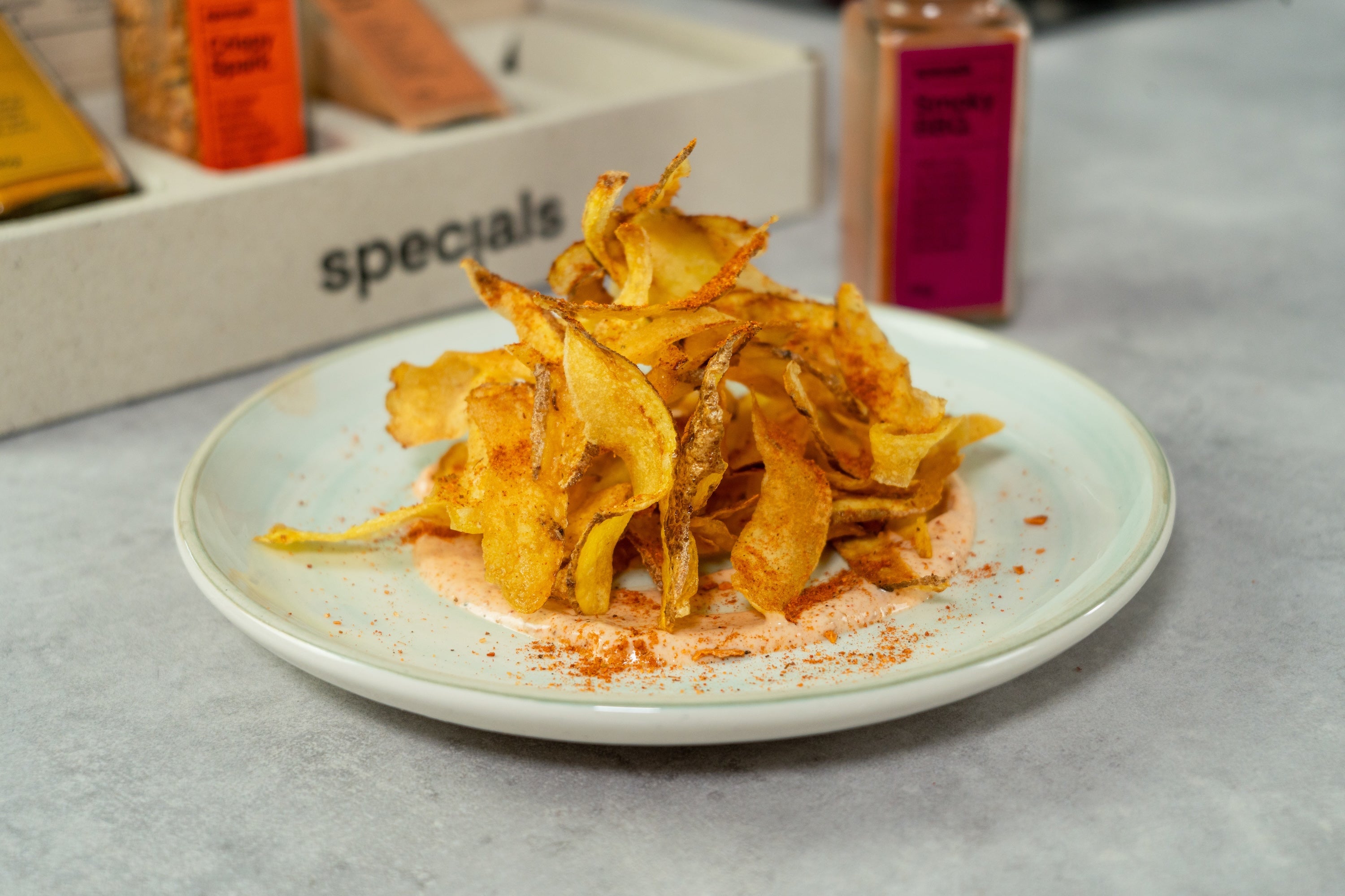 Patatas fritas Smoky BBQ